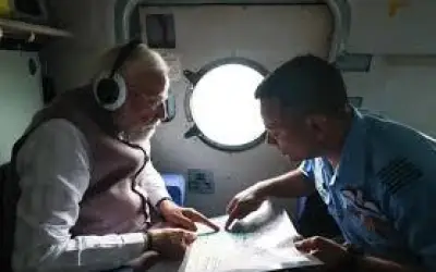 प्रधानमंत्री मोदी ने हिमाचल प्रदेश के आपदा प्रभावित इलाकों का किया हवाई दौरा