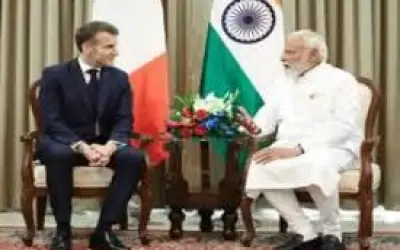 फ्रांस के राष्ट्रपति इमैनुएल मैक्रॉन ने यात्रा के समापन पर भारत को भेजा धन्यवाद संदेश