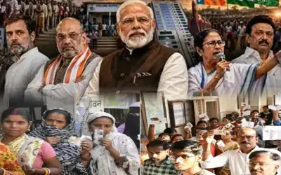 पश्चिम बंगाल और तमिलनाडु में विधानसभा चुनाव के लिए हुई वोटिंग, मतदान केंद्रों पर उमड़ी भारी भीड़