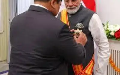 इंडोनेशिया के सर्वोच्च सम्मान बिंतांग आदिपूर्णा से नवाजे गए प्रधानमंत्री मोदी