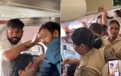 एयर इंडिया की फ्लाइट में पहुंची दिल्ली पुलिस, अभिजीत दीपके समेत हिरासत में 3 नेता