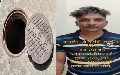 ड्रग्स की लत पूरा करने के लिए चुराता था मैनहोल के ढक्कन, अब पहुंचा हवालात
