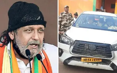 कार दुर्घटनाग्रस्त होने के बावजूद मिथुन चक्रवर्ती सुरक्षित