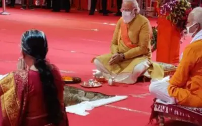 पीएम मोदी ने किया ऐतिहासिक राम मंदिर का भूमि पूजन