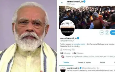 पीएम मोदी का निजी ट्विटर अकाउंट हैक