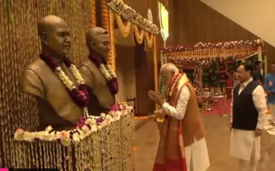 भाजपा केंद्रीय कार्यालय के उद्घाटन पर पीएम मोदी ने साधा विपक्ष पर निशाना