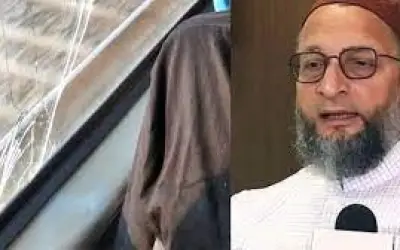 ओवैसी के गुजरात जाते समय ट्रेन पर पत्थरबाजी