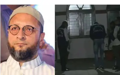 ओवैसी के दिल्ली वाले घर पर फिर हुआ हमला