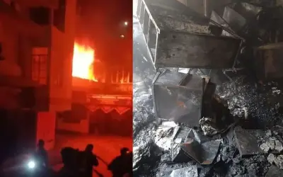 अस्पताल में आग लगने से डॉक्टर दंपत्ति समेत छह की मौत