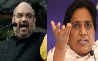 आंबेडकर पर अमित शाह के बयान से मायावती नाराज़