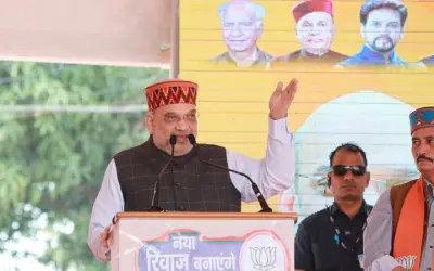 हिमाचल की जनता से अमित शाह ने की डबल इंजन वाली सरकार बनाने की अपील