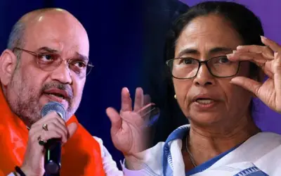 अमित शाह ने बोला ममता सरकार पर हमला