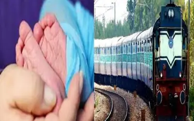 मजदूर की बीवी ने ट्रेन में दिया बच्ची को जन्म