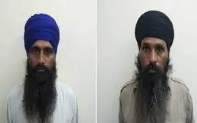 बब्बर खालसा के दो आतंकवादी  गिरफ्तार