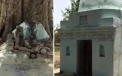 कोरोना से बचने के लिए लड़की ने जीभ काटकर मंदिर में चढ़ाई