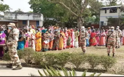 पश्चिम बंगाल में छठवें चरण का मतदान आज