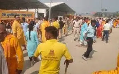 यज्ञ में भगदड़ मचने से दो महिलाओं की जान गई