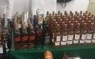 बिहार में 395 कार्टन विदेशी शराब बरामद
