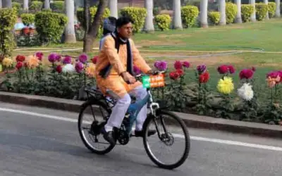 साइकिल से संसद जाते हैं मोदी के एक मंत्री