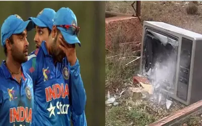 टीम इंडिया की हार से क्रिकेट प्रेमी नाराज, टीवी तोड़कर किया गुस्से का इजहार