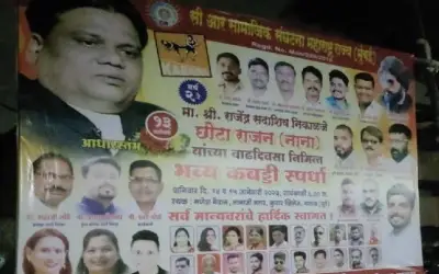 अंडरवर्ल्ड डॉन छोटा राजन के जन्मदिन का बैनर लगाने पर एफआईआर दर्ज