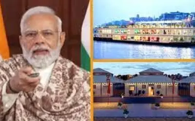 दुनिया के सबसे लंबे गंगा विलास क्रूज को पीएम मोदी ने दिखाई हरी झंडी