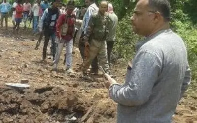 दंतेवाड़ा में दोबारा नक्सली हमला 