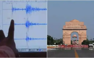 दिल्ली में आए भूकंप के झटके