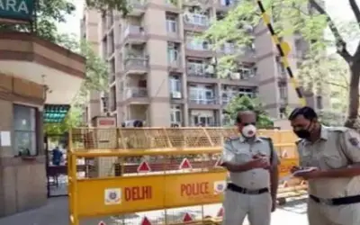 दिल्ली की एक ही बिल्डिंग में मिले 41 कोरोना संक्रमित