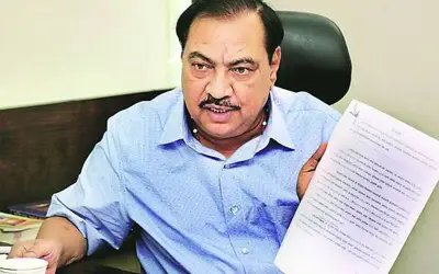एकनाथ खड़से पर ईडी ने की सवालों की बौछार