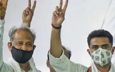 गहलोत सरकार को विश्वास मत में जीत हुई हासिल