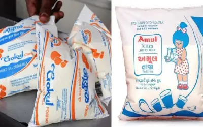 महंगाई की मार! अमूल के बाद गोकुल ने बढ़ाए दूध के दाम, जानिए कितने रूपए चुकानें पड़ेंगे दाम ?