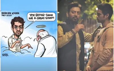 इरफ़ान के बेटे ने शेयर किया मीम, मौत के बाद भी मांग रहे हैं अच्छी स्क्रिप्ट