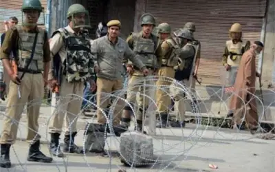 जम्म-कश्मीर में मोदी सरकार के खिलाफ आतंकवादी पोस्टर