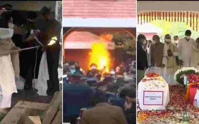 17 तोपों की सलामी के साथ हुआ जनरल रावत का अंतिम संस्कार