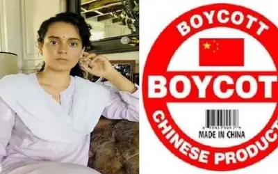 चाइनीज प्रोडक्ट के खिलाफ कंगना ने की देश से बहिष्कार की अपील