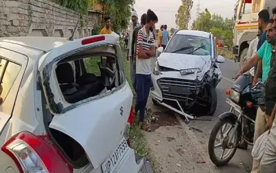 कार ने दो सगे भाइयों को उड़ाया, दोनों की मौत
