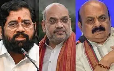 सीमा विवाद पर कर्नाटक और महाराष्ट्र के मुख्यमंत्रियों के साथ अमित शाह की बैठक