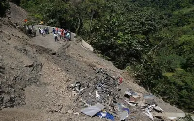 कोलंबिया में भूस्खलन से 33 लोगों की मौत