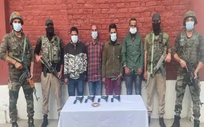लश्कर के चार आतंकी गिरफ्तार