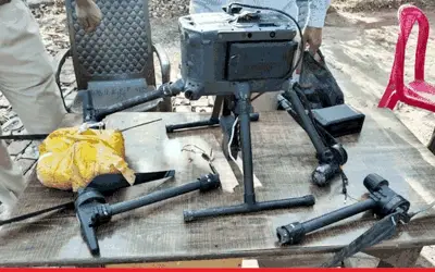पाकिस्तानी ड्रोन से बीएसएफ ने की 35 करोड़ की हेरोइन जब्त