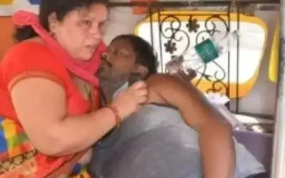 कोरोना संक्रमित पति की टूटती सांस को पत्नी की सांस भी नहीं बचा सकी