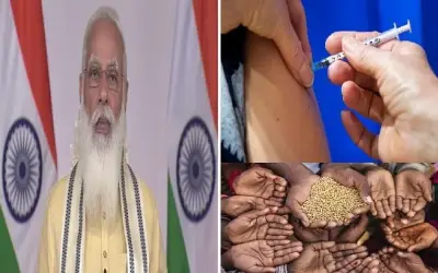मुफ्त टीके और मुफ्त अनाज के लिए भारत को अतिरिक्त 800 बिलियन रुपए करने होंगे खर्च