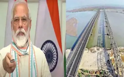 पीएम मोदी ने दी बिहार को कोसी रेल महासेतु की सौगात