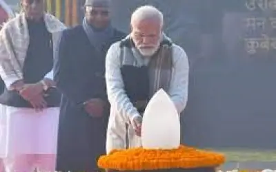 पूर्व पीएम वाजपेयी को सदैव अटल  से पीएम मोदी, अमित शाह और नड्डा ने दी श्रद्धांजलि