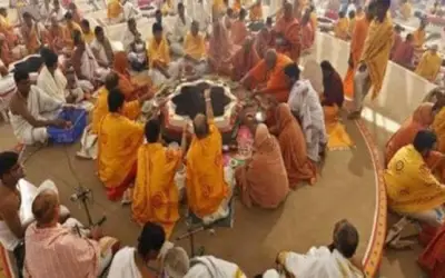 महाराष्ट्र में अच्छी बारिश के लिए पूजा पाठ।
