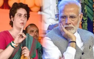 किसानों के नाम पर प्रियंका ने साधा पीएम मोदी पर निशाना