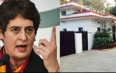 प्रियंका ने खाली किया अपना सरकारी बंगला