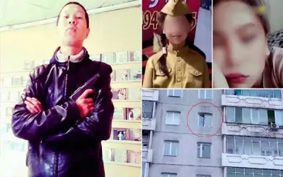 दो बच्चियों के शोर से परेशान शख्स ने उन्हें आठवीं मंज़िल से नीचे फेंका