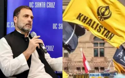 अमेरिका में राहुल गांधी के सामने लगे खालिस्तान जिंदाबाद के नारे